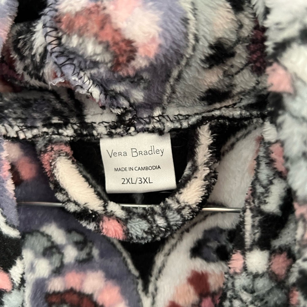 Vera Bradley Floral Patterned Robe 2XL 3xl - Picture 3 of 5